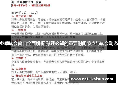 冬季转会窗口全面解析 球迷必知的重要时间节点与转会动态 冬季转会窗口全面解析 球迷必知的重要时间节点与转会动态