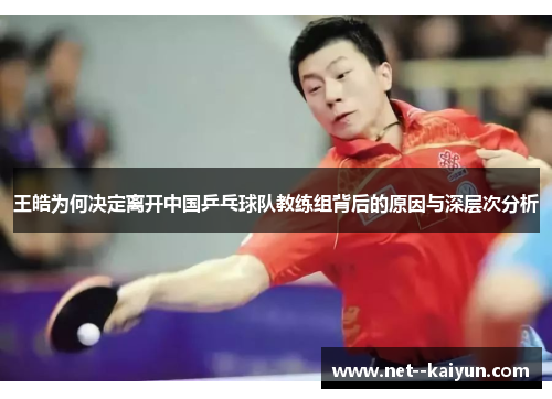 王皓为何决定离开中国乒乓球队教练组背后的原因与深层次分析